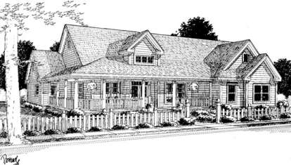 Country House Plan #4848-00168 Elevation Photo