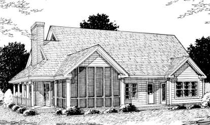 Farmhouse House Plan #4848-00169 Elevation Photo