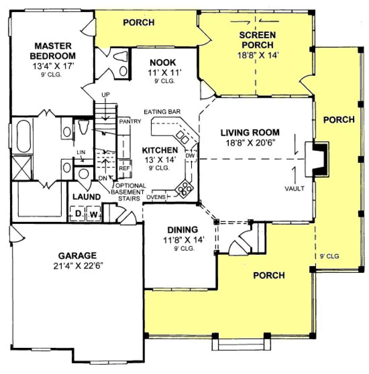 Floorplan 1 for House Plan #4848-00169