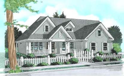 Country House Plan #4848-00170 Elevation Photo