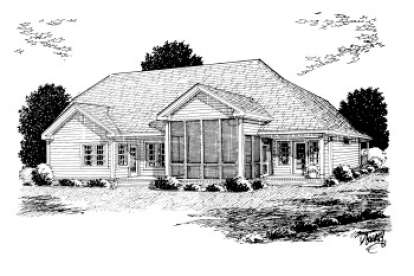 Country House Plan #4848-00170 Elevation Photo