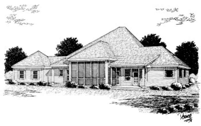 Farmhouse House Plan #4848-00171 Elevation Photo