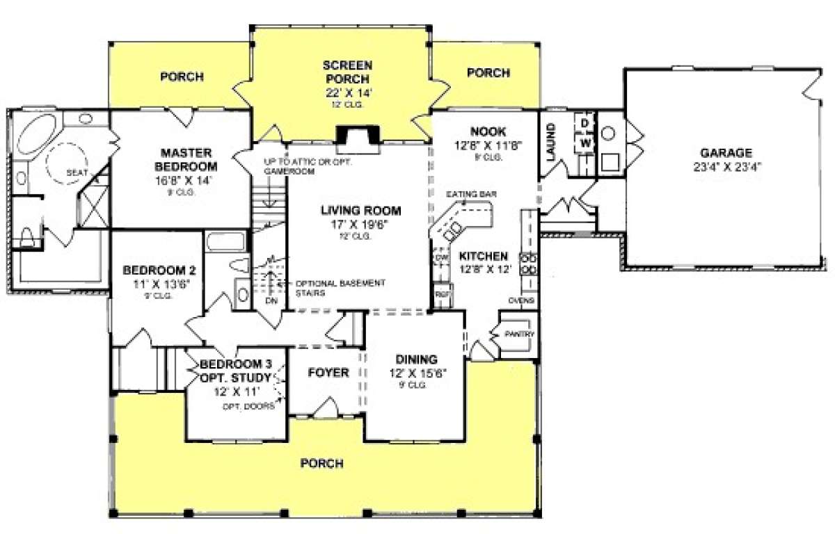 Floorplan 1 for House Plan #4848-00171