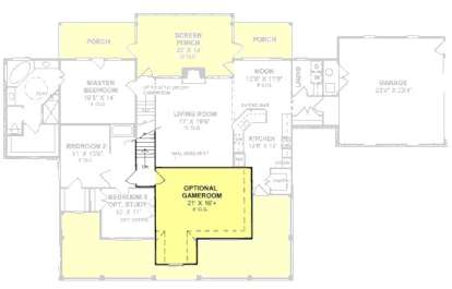 Floorplan 2 for House Plan #4848-00171