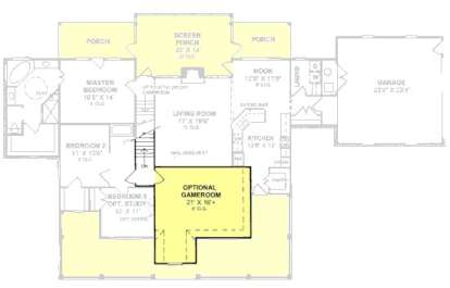 Floorplan 2 for House Plan #4848-00171