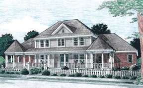 Country House Plan #4848-00172 Elevation Photo