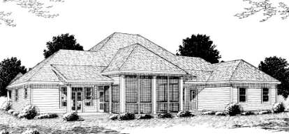 Country House Plan #4848-00172 Elevation Photo