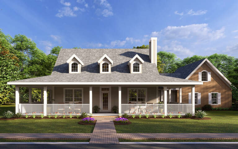 House Plan House Plan #13843 Front Elevation 
