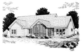 Traditional House Plan #4848-00174 Elevation Photo