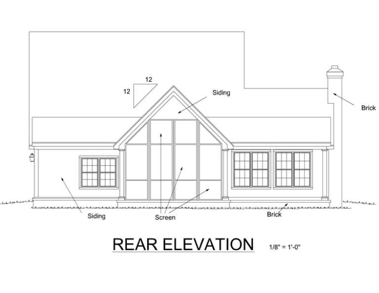 Country House Plan #4848-00175 Elevation Photo