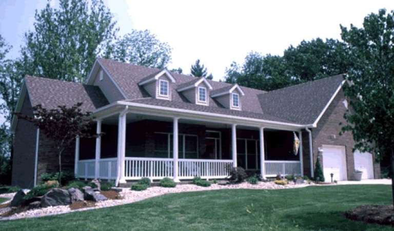 Country House Plan #4848-00176 Elevation Photo