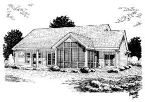 Country House Plan #4848-00176 Elevation Photo