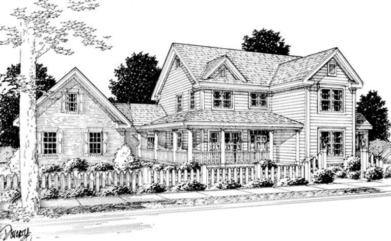 House Plan House Plan #13847 Front Elevation