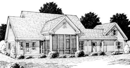 Farmhouse House Plan #4848-00177 Elevation Photo