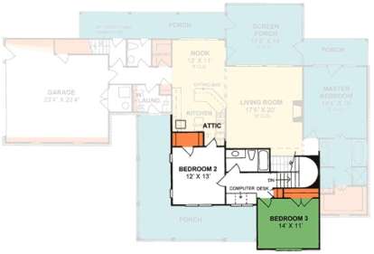 Floorplan 2 for House Plan #4848-00177