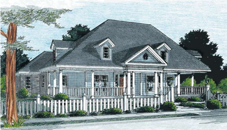 House Plan House Plan #13848 Front Elevation