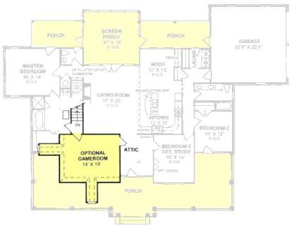 Floorplan 2 for House Plan #4848-00178