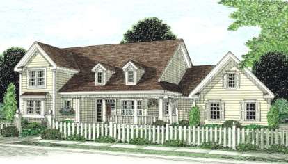 Farmhouse House Plan #4848-00179 Elevation Photo