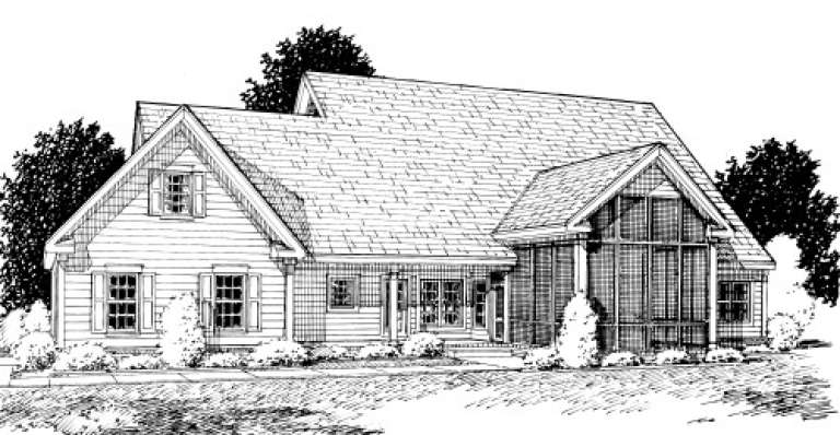 Farmhouse House Plan #4848-00179 Elevation Photo
