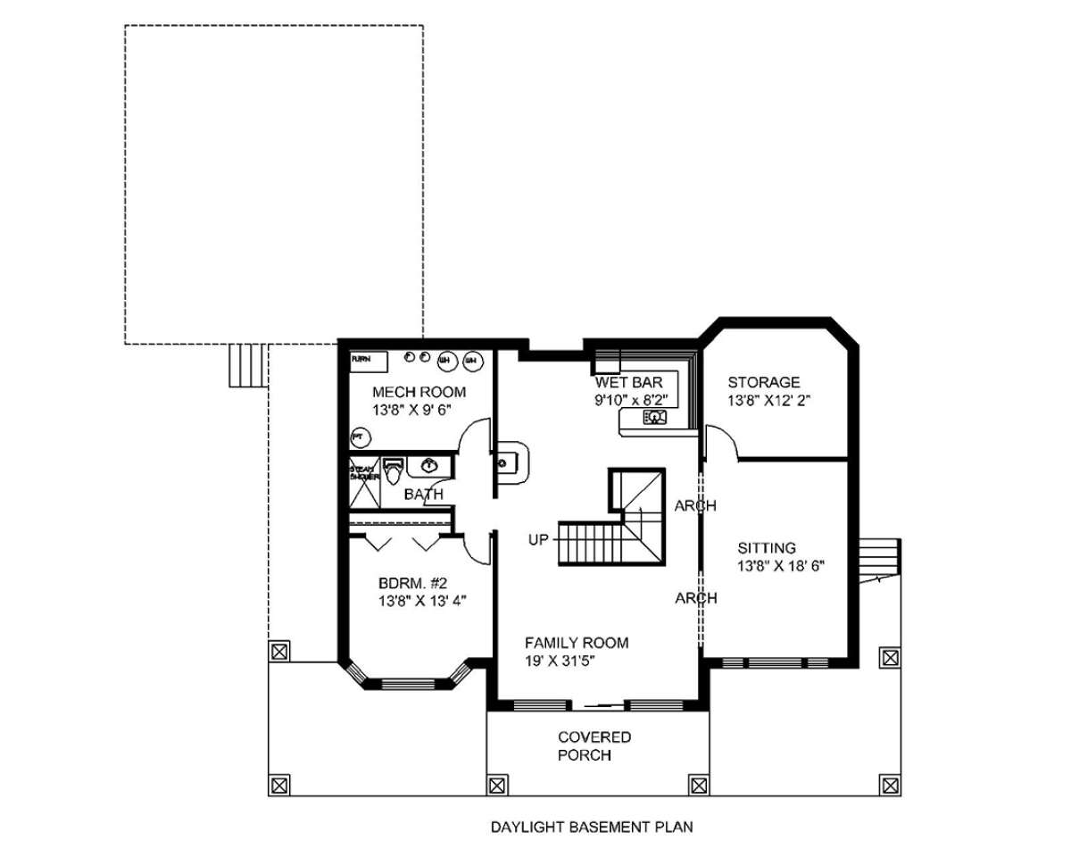 Main Floor for House Plan #039-00133