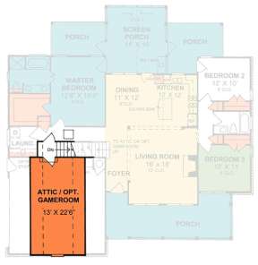 Floorplan 2 for House Plan #4848-00180