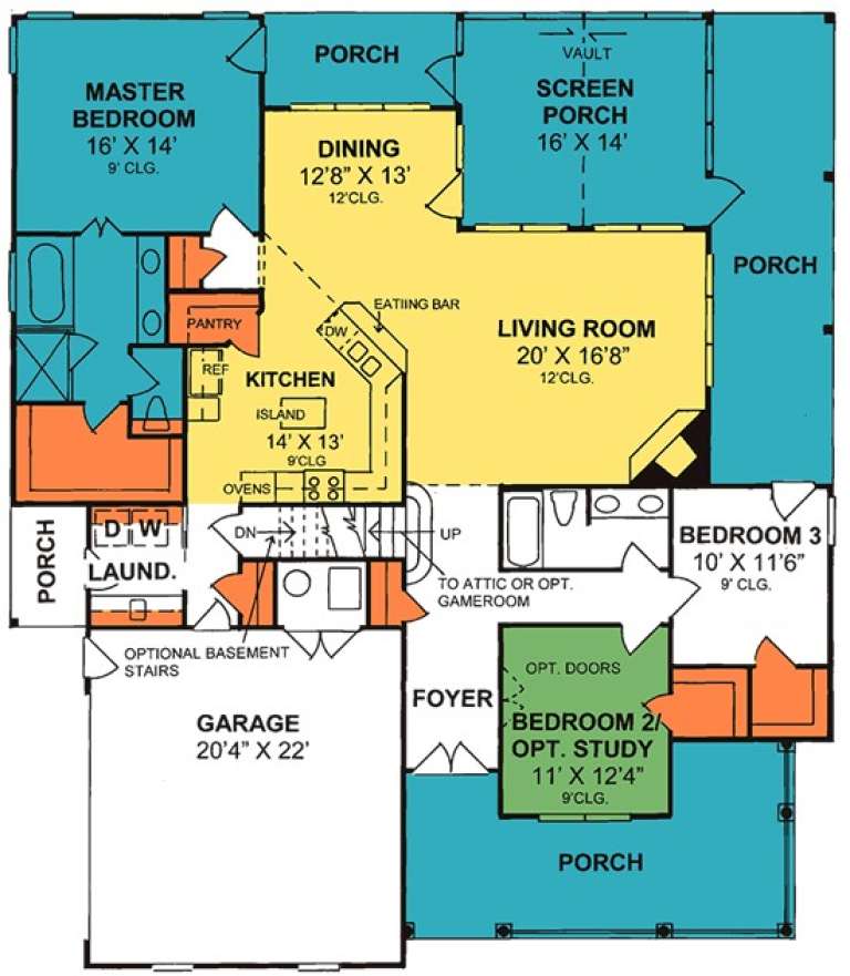 House Plan House Plan #13851 Drawing 1