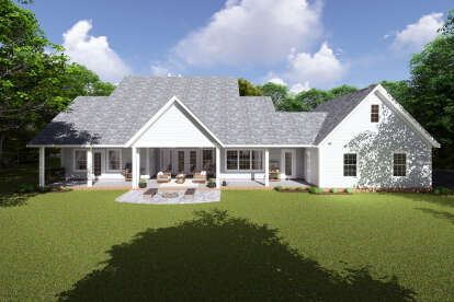 Farmhouse House Plan #4848-00183 Elevation Photo