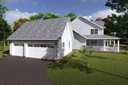 Farmhouse House Plan #4848-00183 Elevation Photo