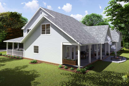 Farmhouse House Plan #4848-00183 Elevation Photo