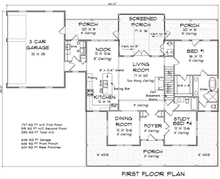 House Plan House Plan #13853 Drawing 1