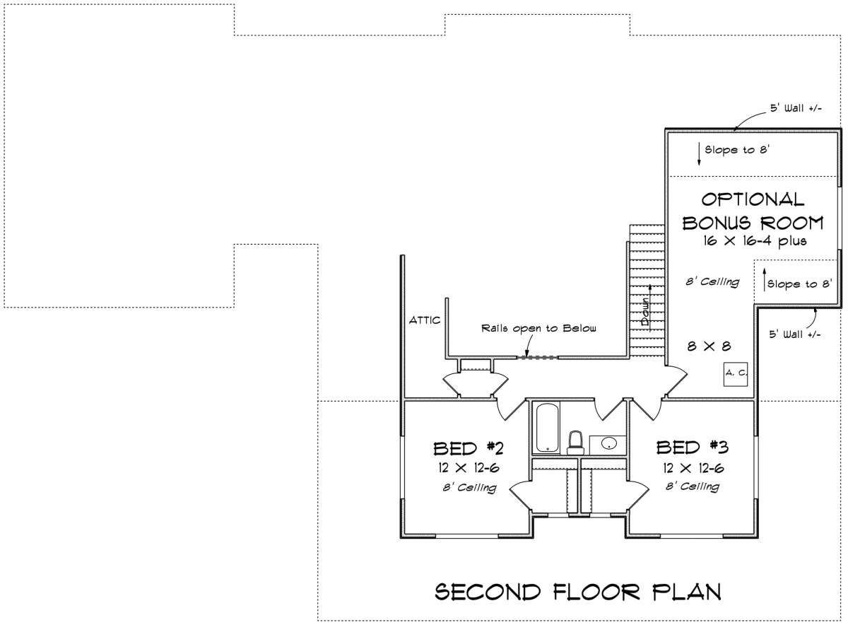 Floorplan 2 for House Plan #4848-00183