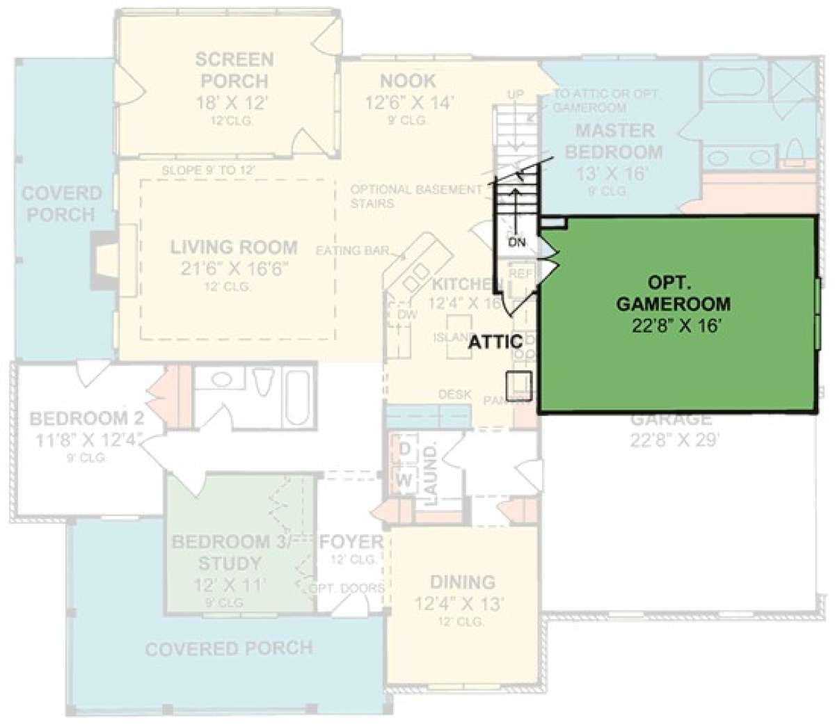 Floorplan 2 for House Plan #4848-00184