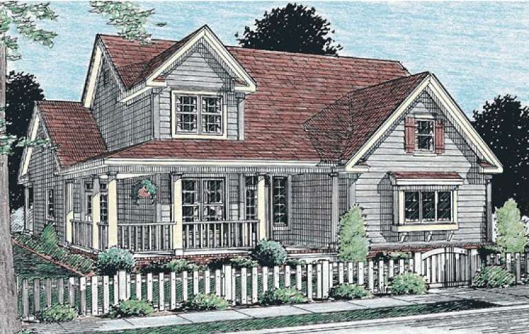 House Plan House Plan #13855 Front Elevation