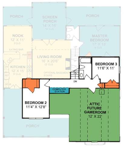 Floorplan 2 for House Plan #4848-00185