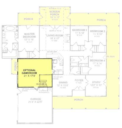 Floorplan 2 for House Plan #4848-00186