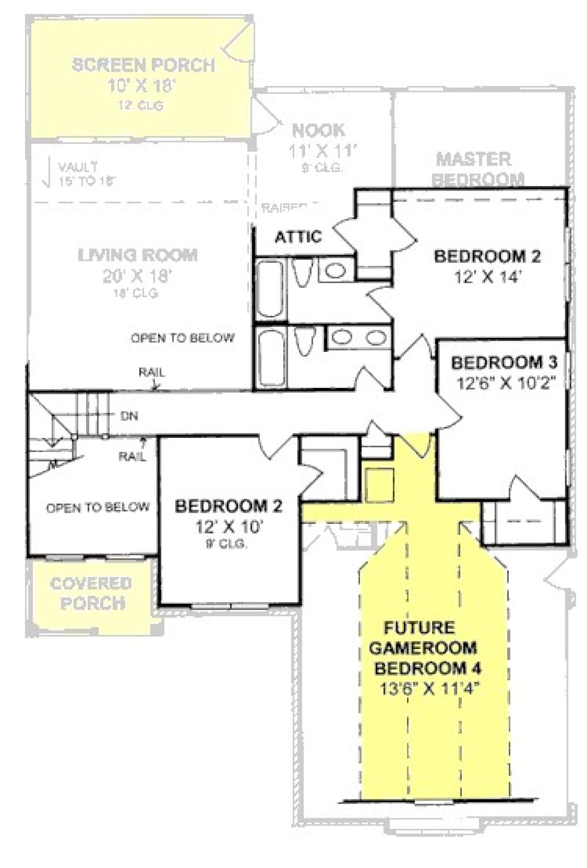 Floorplan 2 for House Plan #4848-00188
