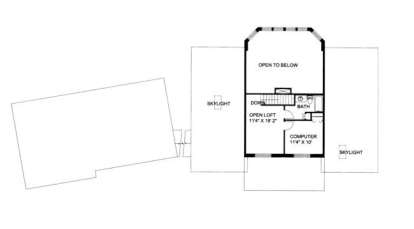 Second Floor for House Plan #039-00134