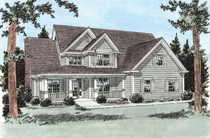 4 Bed, 3 Bath, 2778 Square Foot House Plan - #4848-00194