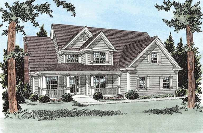 House Plan House Plan #13864 Front Elevation