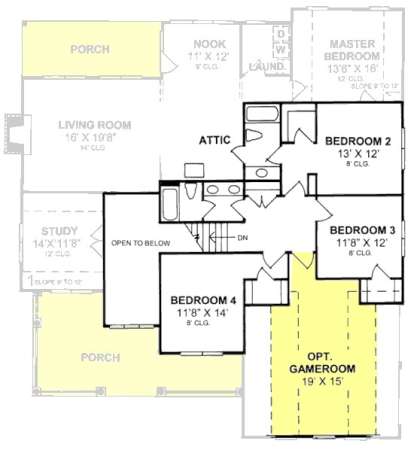 Floorplan 2 for House Plan #4848-00194