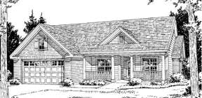 Country House Plan #4848-00196 Elevation Photo