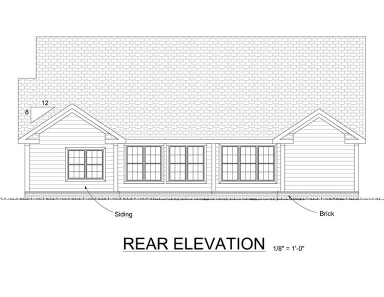 Country House Plan #4848-00196 Elevation Photo
