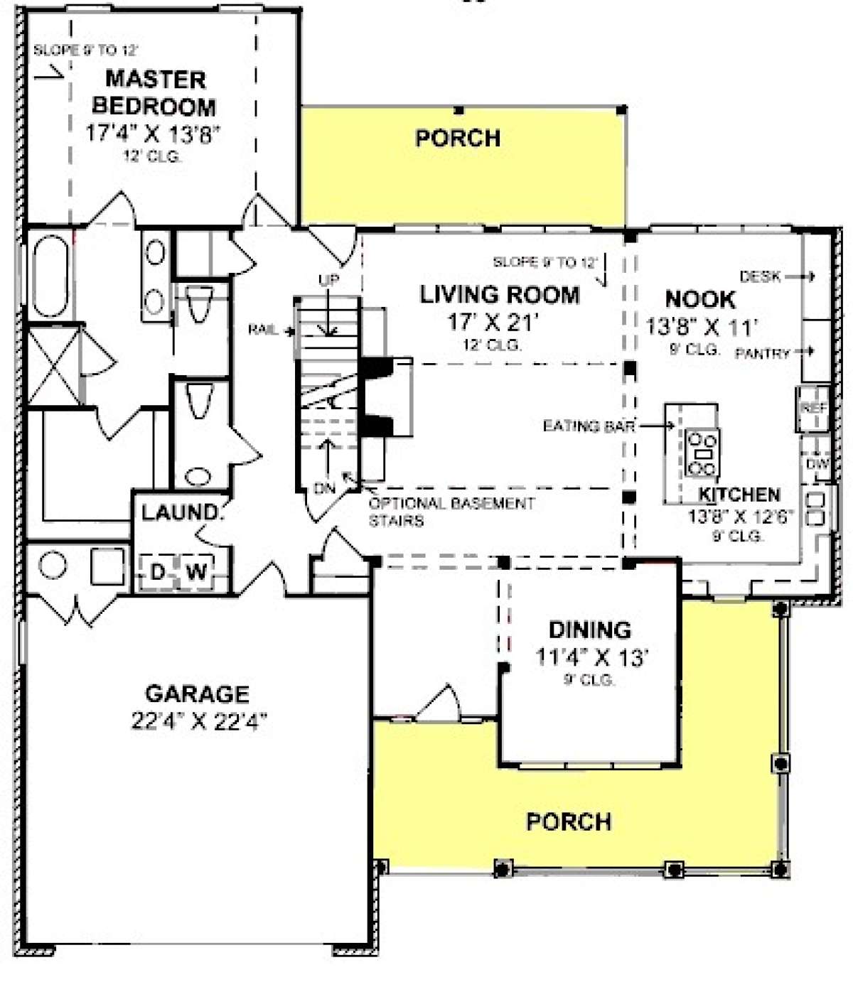 Floorplan 1 for House Plan #4848-00197