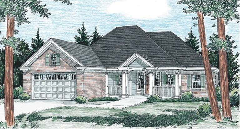 House Plan House Plan #13868 Front Elevation