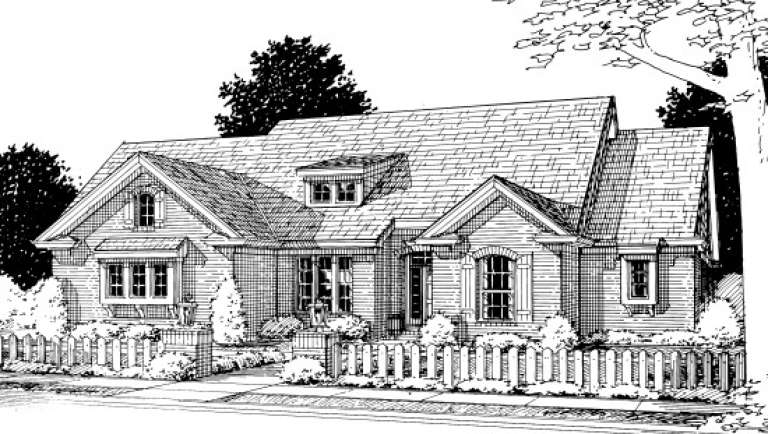 Traditional House Plan #4848-00199 Elevation Photo