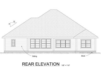 Country House Plan #4848-00201 Elevation Photo