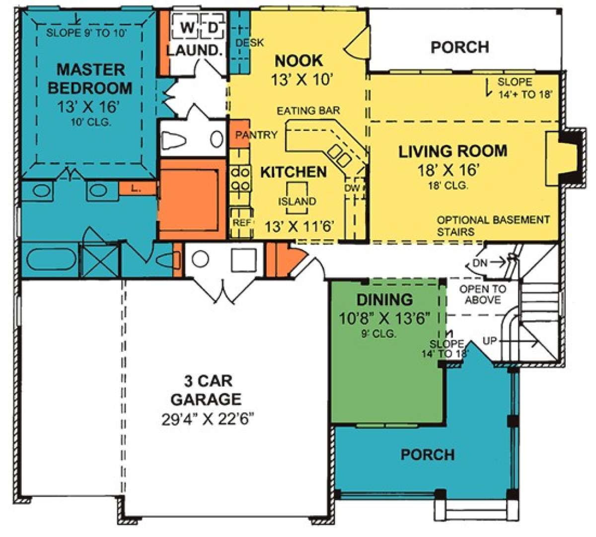 Floorplan 1 for House Plan #4848-00202