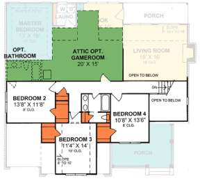 Floorplan 2 for House Plan #4848-00202