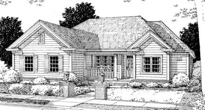 Country House Plan #4848-00204 Elevation Photo