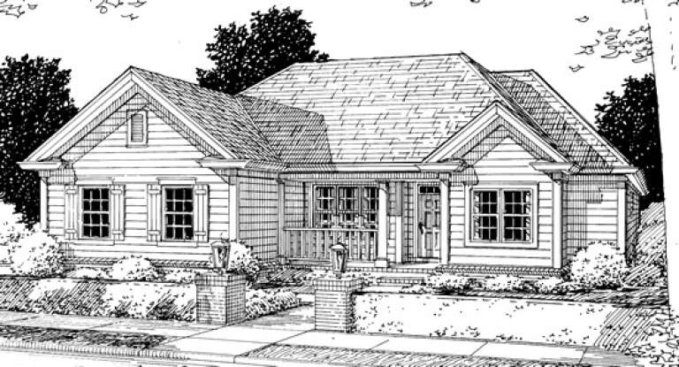 House Plan House Plan #13874 Front Elevation